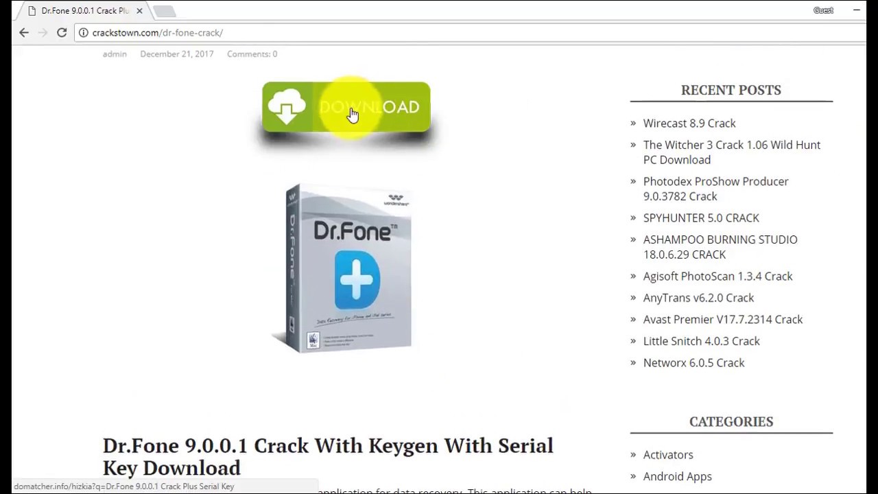 dr fone serial key crack